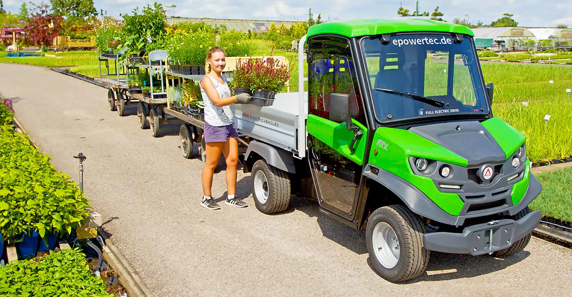 Veicoli da lavoro per vivai e garden Alkè