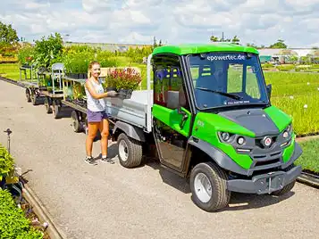 Veicoli elettrici per vivai e garden Alkè